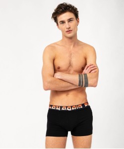 Boxers en coton stretch motif mangas homme (lot de 2)